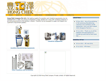 Tablet Screenshot of hongchek.com